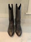 FRYE Billy Grey Antique Stone Wash Distressed Look Cowboy Boots Women's 6 M