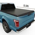 5.5FT 4-FOLD Soft Bed Tonneau Cover For 2015-2024 F150 F-150 Truck Waterproof (For: 2023 F-150)