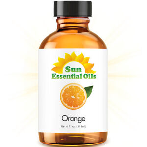 Best Sweet Orange Essential Oil 100% Purely Natural Therapeutic Grade 4oz