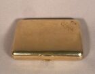 Antique Russian Silver Gilt Cigarette Case inscribed 1892 stamped 84 with a star