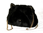 🌸 Kate Spade Disney Aristocats Purrfect Faux Fur Black Cat Crossbody Bag Purse