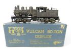 Pacific Fast Mail Brass HO Scale 50 Ton Vulcan Duplex Steam Locomotive Weathered