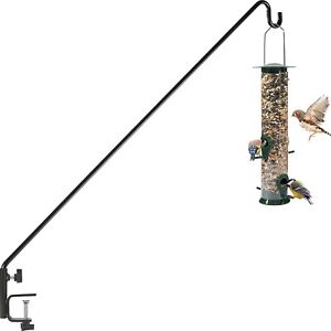 Deck Bird Feeder Pole Deck Bird Feeder Hanger Deck Hook Plants Wind Chimes Suet