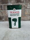 New ListingTEXACO OUTBOARD MOTOR OIL ONE QUART METAL CAN 1 OIL OUT BOARD SEA 30