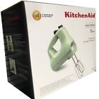PISTACHIO GREEN KitchenAid Ultra Power 5-Speed Hand Mixer KHM512PT New in Box
