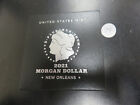 New Listing2021 O UNC Morgan Dollar in Box w/COA