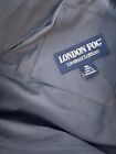 London Fog Limited Ed Trench Coat Women Size Extra large Hood and Blue