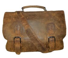 VAGABOND TRAVELER Leather Messenger Bag