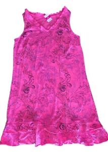 FRESH PRODUCE 1X Cosmos Pink WAVERLEY SWIRL SUNRISE Flounce V Dress $78 NWT 1X