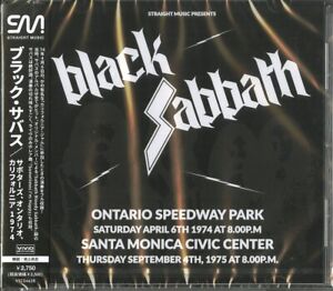 BLACK SABBATH - Saboteurs: Ontario Speedway Park CA April 6th 1974 - CD