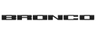 OEM Bronco 2021-2024 TufSkinz Matte Black Grille Emblem Lettering VN2DZ9942528AE (For: Bronco Badlands)