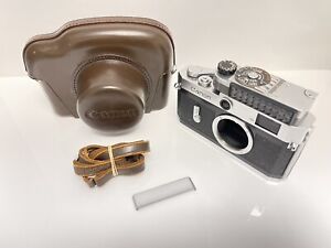 Meter Works [MINT w/ Case] Canon P Rangefinder 35mm Film Camera Body From JAPAN