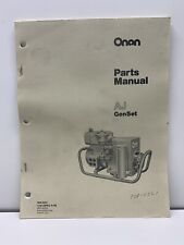 Onan AJ Genset Service Repair Manual 924-0221