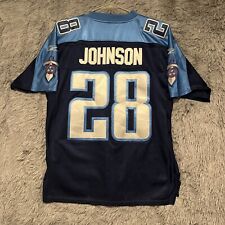 Tennessee Titans Jersey Chris Johnson Mens Size 48 Blue Reebok