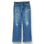 Vintage Levis 517 Jeans Denim Bootcut USA Made Men’s Size 34x32 Faded Distressed