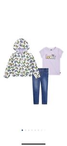 NWT • Levi’s• Toddlers GirLs • 3 Pc Outfit• Size 4T.. Retail $56