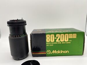 Makinon Macro Focusing Zoom F:4.5/80-200mm Len For Canon