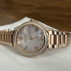 CITIZEN Eco-Drive CRYSTAL Rose Stainless Steel Women's Watch - EM0233-51A - $275
