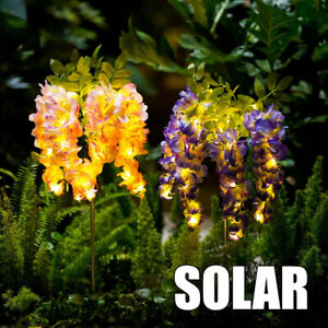 LED Solar Butterfly Light Garden Waterproof Swaying Lamp Outdoor Landscape Decor