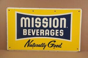 MISSION Beverages Advertising Sign