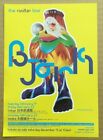 $0 ship! BJORK Japan PROMO flyer MINI poster VOLTA tour MORE LISTED Sugarcubes