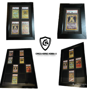 PSA Graded Card Frame Wall Mount Pokemon Trading Card Display Case