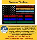 Distressed Flag Decal - Fire Rescue Police Dispatch EMS Decal or Magnet