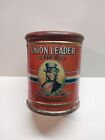 UNION LEADER canister tobacco tin ... NICE !!