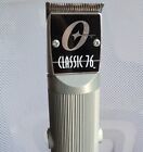 Oster Classic Silver White 76 Clipper With 000 Blade and Guards