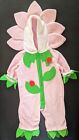 Pink Daisy Flower Spring Costume Baby One Piece Ladybug Size 0-3 month