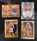 WWE Alexa Bliss Lot 4 cards Topps Auto /199 Relic /99 NXT rookie chrome Panini