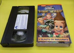 VHS The Adventures of Jimmy Neutron Boy Genius Time Warp  2003 Nickelodeon Vtg