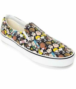 Vans x Peanuts Gang Authentic Slip On Shoes 8, 9, 9.5, 10, 10.5, 11, 13 - NEW