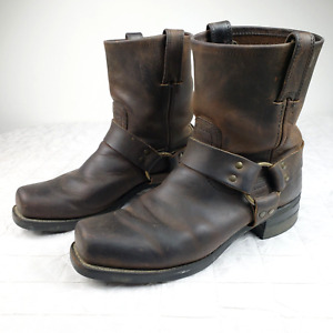 FRYE Mens Sz 10 M Brown Leather Square Toe 8