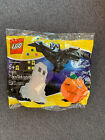LEGO 40020 Polybag—-Ghost Pumpkin & Bat Halloween—Brand New! Sealed-Retired 2011