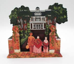 BUTLER'S ATLANTA MANSION GONE WITH THE WIND Sheila House Wood Shelf Sitter 1998