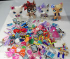 Littlest Pet Shop LPS 4 Accessories Custom Lot: Necklace Bow Cell Phone Earrings