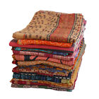 Indian Vintage Handmade Reversible Kantha Quilt Wholesale Lot Of 10 Pcs Quilts