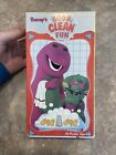 Barney’s Good, Clean Fun VHS 1998 Vintage Kids Sing Along Lyrick Rare Good Habit