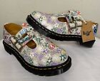 Authentic RARE Dr Martens Mary Jane Floral Oxfords Loafers Shoes sz 8