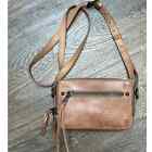 Frye Crossbody Zip Camera Bag in Dusty Rose, Genuine Leather