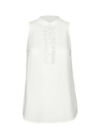 Cabi New NWT Frill Top #6315 white with ruffle Size XS - XL Was $79