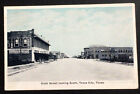 Texas City Texas sixth street looking south business section postcard