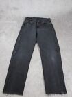Vintage Levis 501 Jeans Mens 32 Black Button Fly Usa Made 90s 32x29