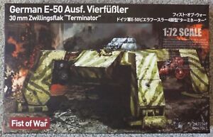 1/72 German E-50 “Terminator” Fist of War Modelcollect #UA72349 Sealed MISB