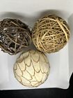 Decorative Wicker Vine Twigs Orbs Balls
