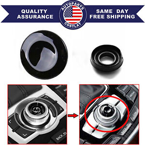 Joystick Center Console Button Cover MMI Knob for Audi A4 A5 A6 S4 Q5 Q7 (For: More than one vehicle)