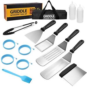 Flat Top Griddle Accessories Set for Blackstone and Camp Chef, Professional