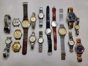 Lot of Watches Vintage To Now Parts Repair Crafts Women's Men's Untested Watch