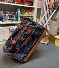 20” Rolling Wheeled Duffel Bag Carry on Trolley Bag Travel Luggage two Zipper